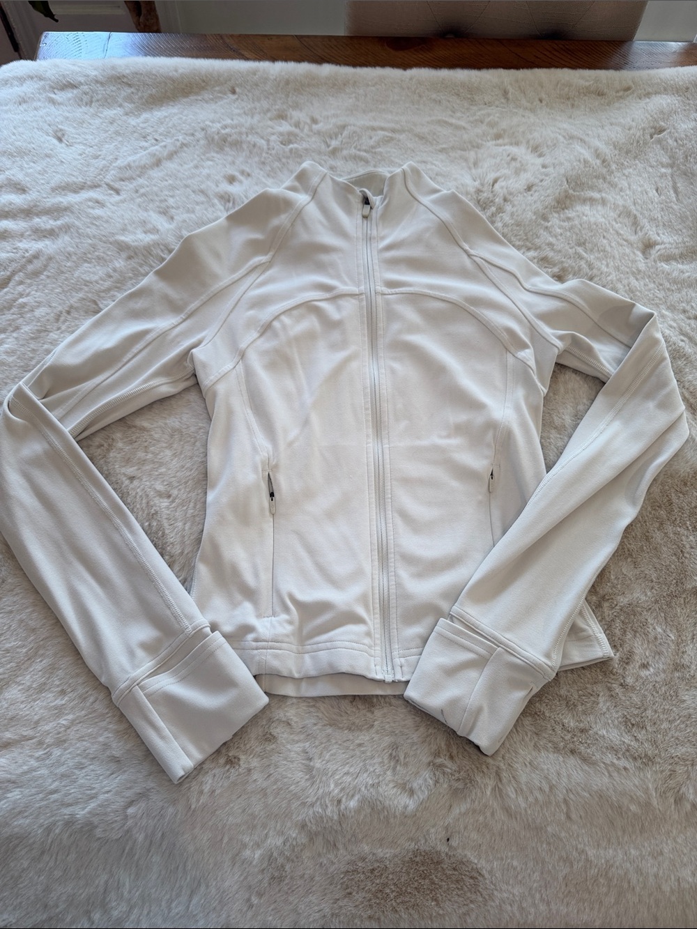lululemon athletica White Full-Zip Define Jacket